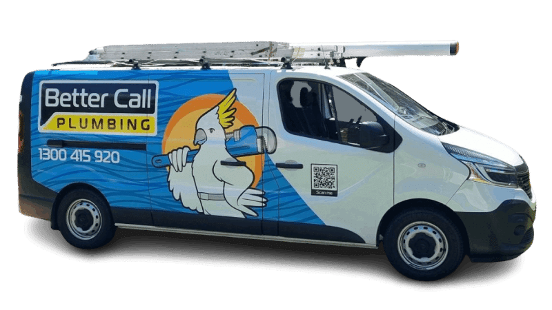 Better Call Plumbing service van used for residential and commercial plumbing services